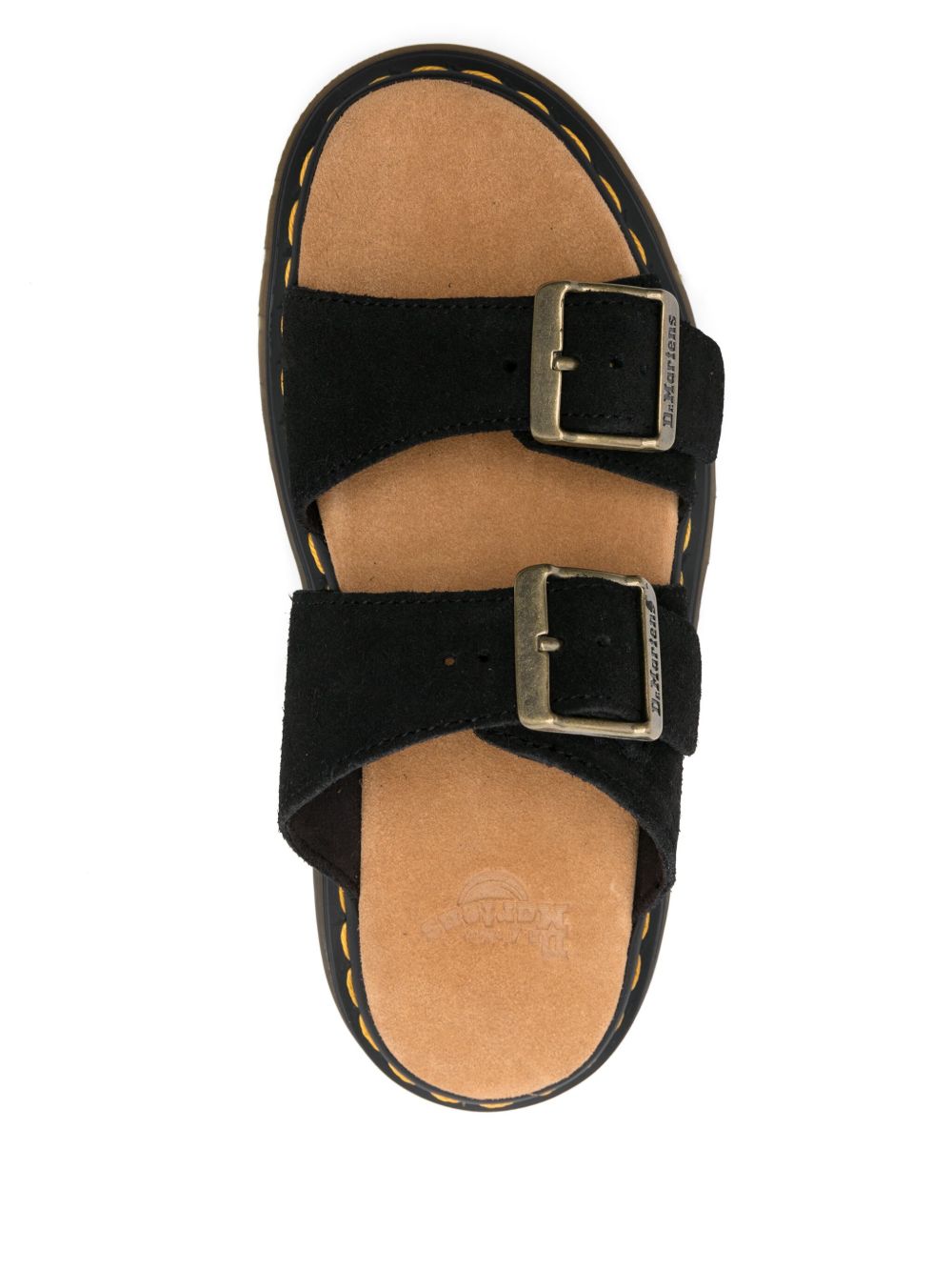 Sandalo Joseph doppia fascia nero suede 41082 001 DR.MARTENS 
