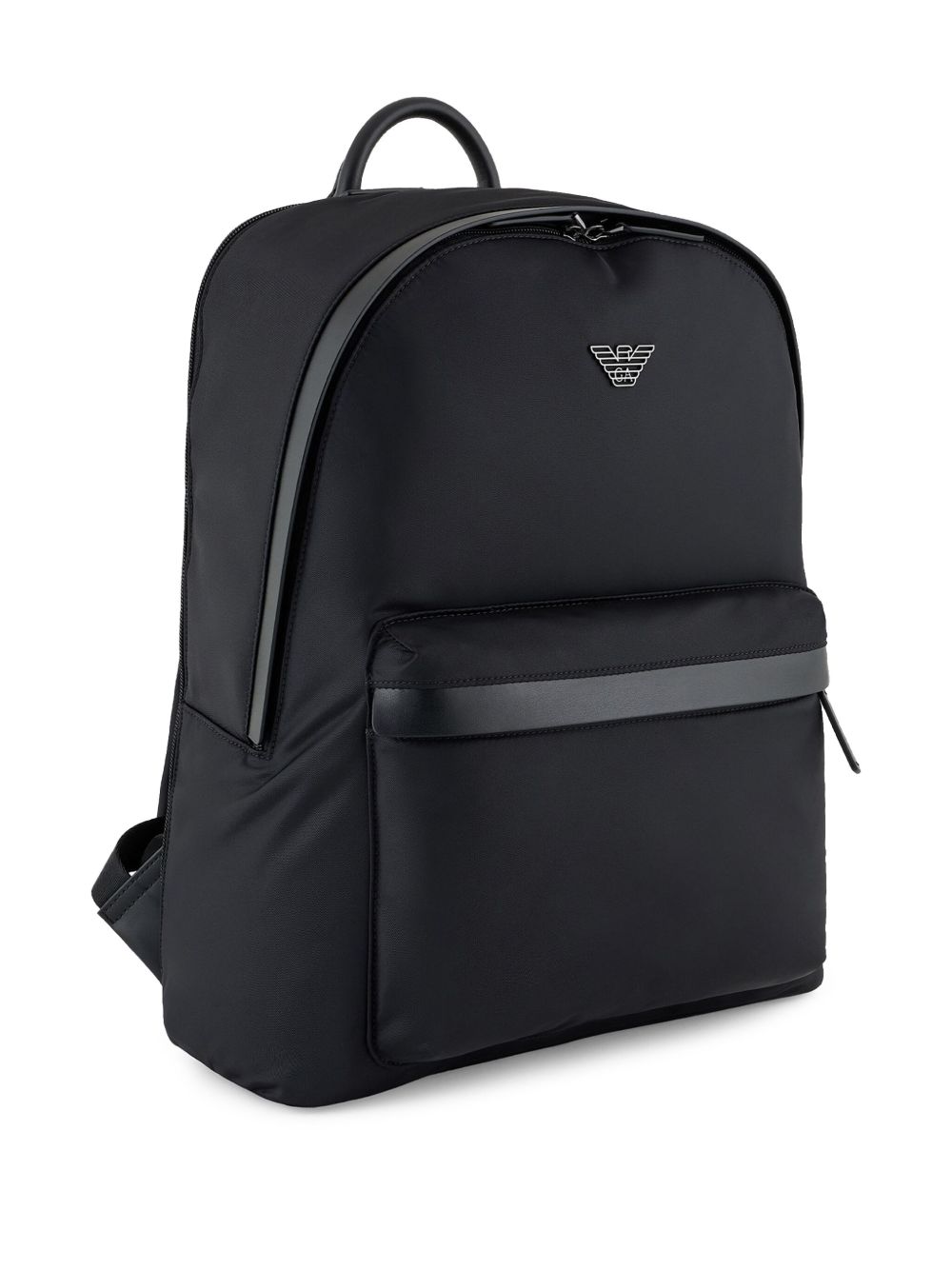 Zaino nero mini placchetta frontale EM001795AF13454 UC001 EMPORIO ARMANI 