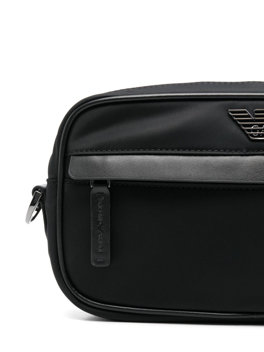 Pochette in tessuto e pelle con aquila logo EM001811AF13454 UC001 EMPORIO ARMANI 