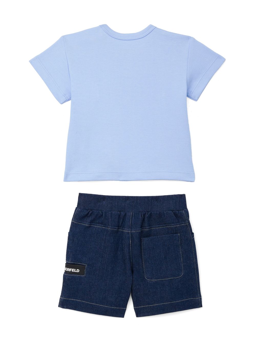Completo celeste Karl (2pz) Z30504 782 KARL LAGERFELD KIDS 