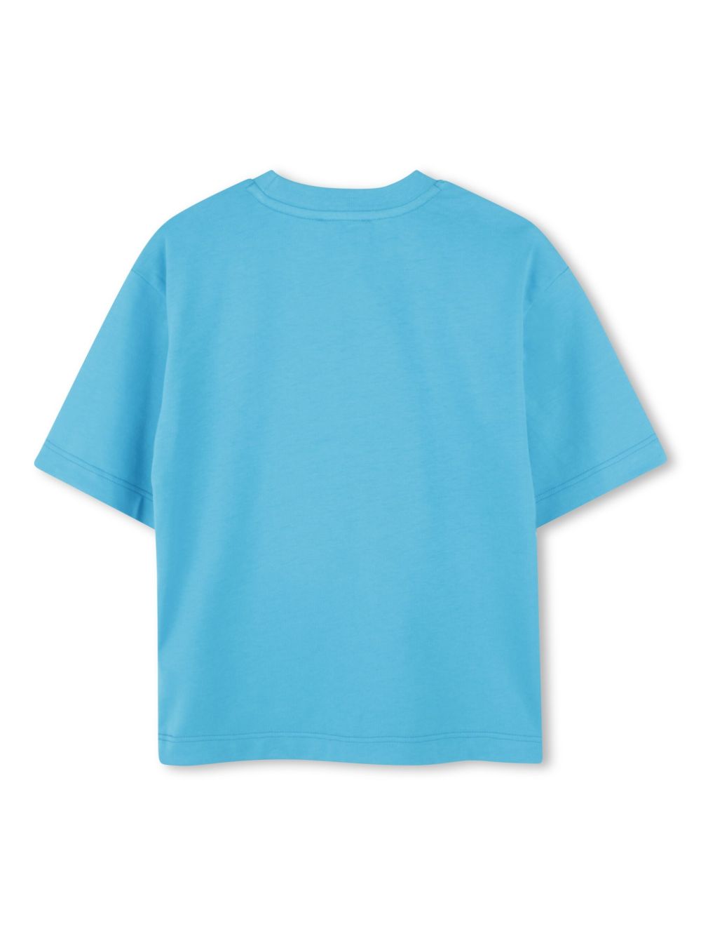 T-shirt azzurra stampa maruspio tono su tono W60449 759 MARC JACOBS KIDS 