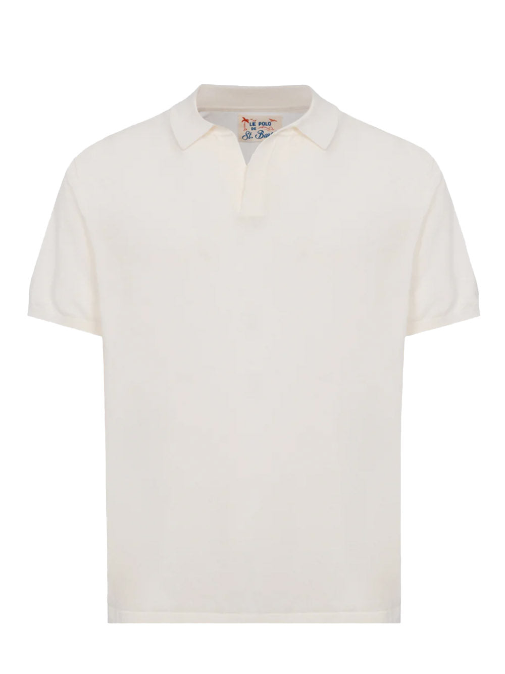 Polo Sloan in maglia bianca SLO0001 00136H MC2 SAINT BARTH 