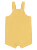 Yellow baby overalls