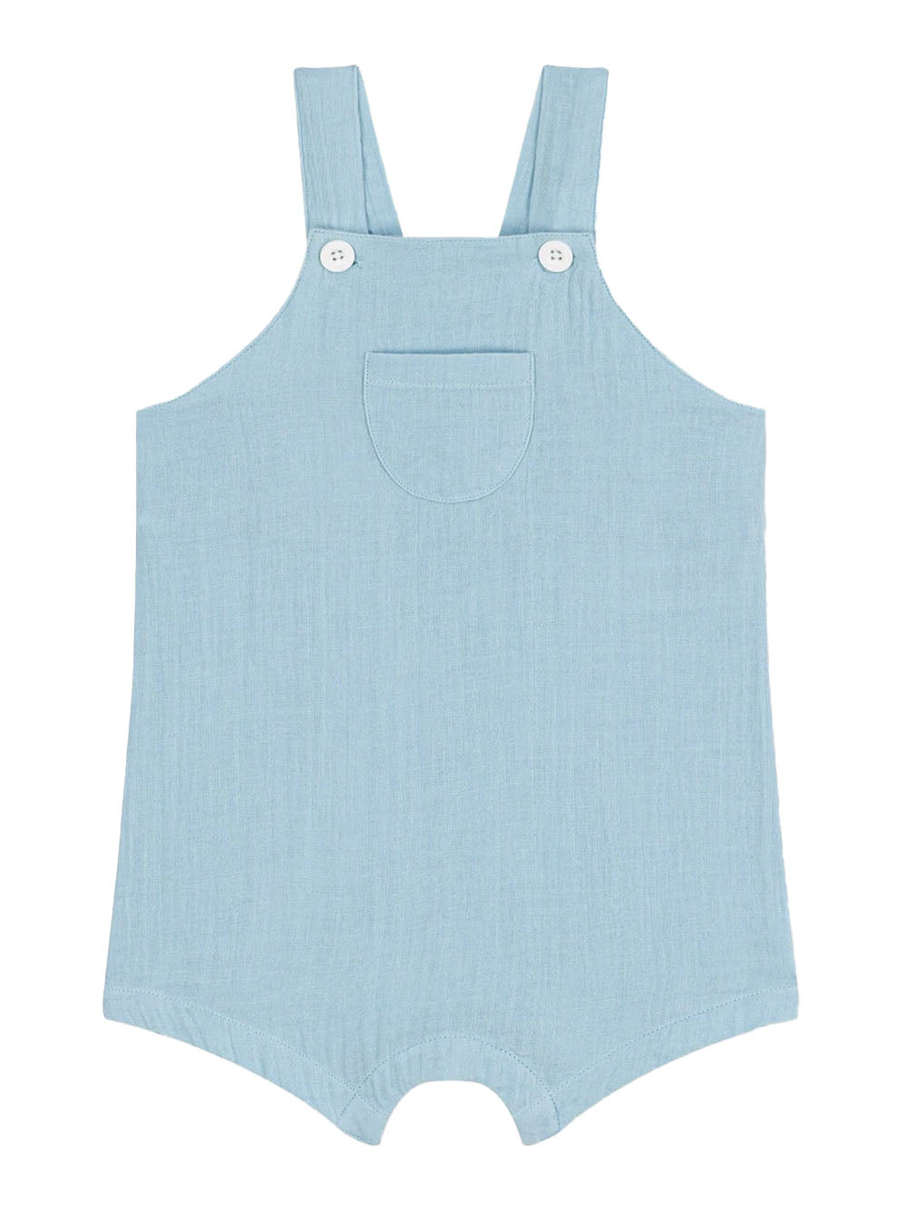 Salopette celeste neonato A0CEF 03 PETIT BATEAU KIDS 
