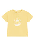 Yellow T-shirt with front logo