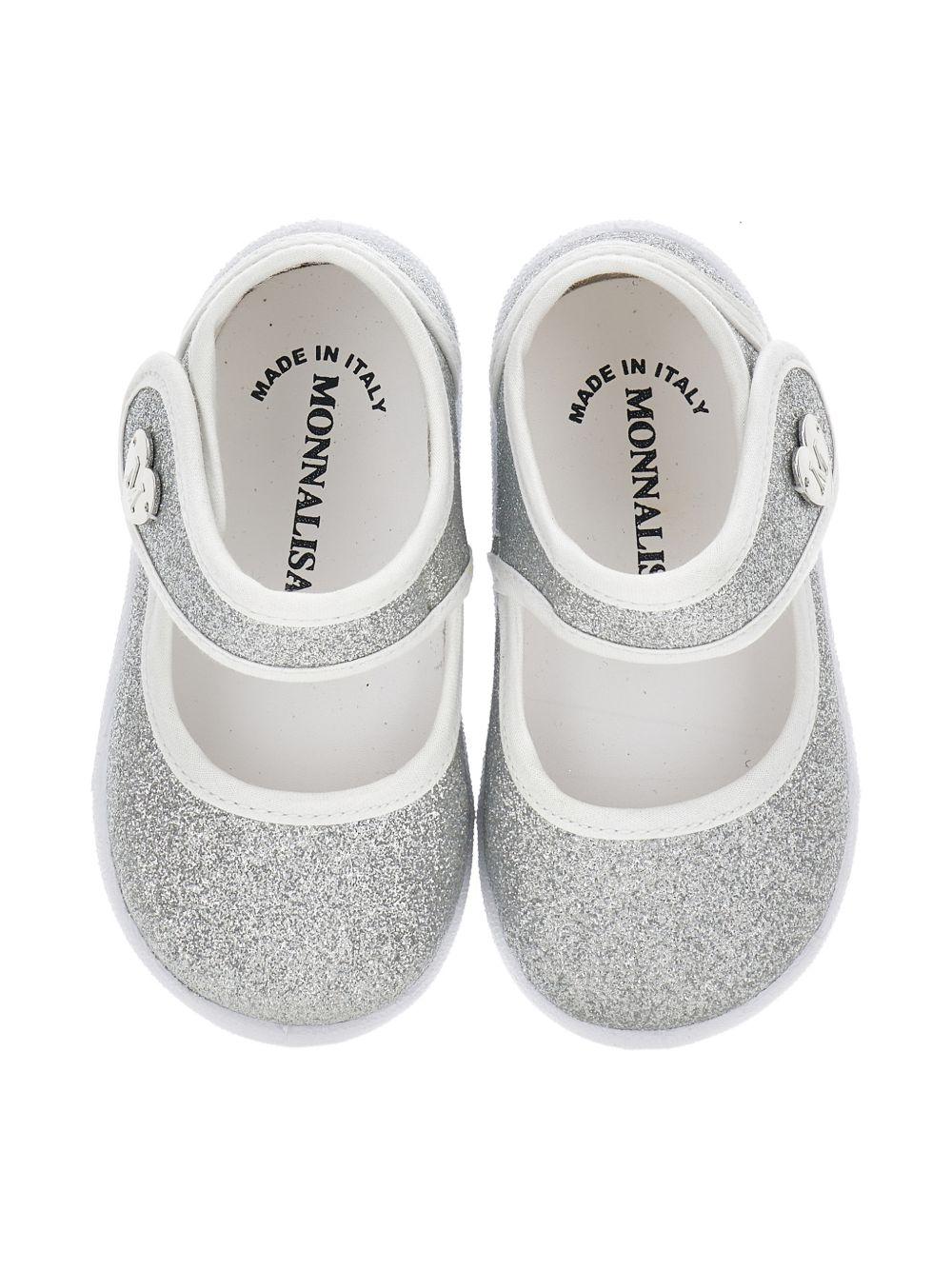 Ballerine glitter con cinturino 83G0057714 G075 MONNALISA KIDS 