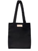 Borsa shopper in tessuto nero