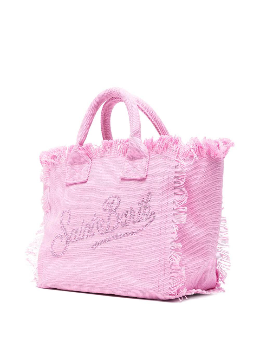 Borsa mare in cotone con frange COL0001# 00403L MC2 SAINT BARTH KIDS 