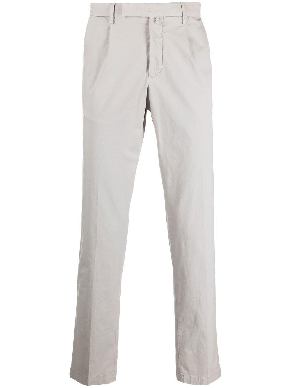 Pantalone grigio chiaro in tinta unita BG21V322070 050 BRIGLIA 