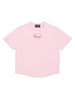 T-shirt rosa cuore centrale