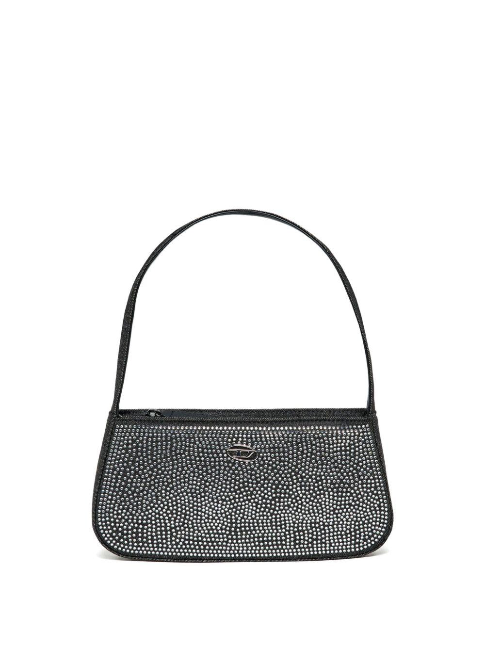 Borsa a Spalla Nera WJulie con Cristalli J02530KXBRM K02 DIESEL KIDS 