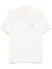 Polo bianco strech piquet mini logo petto