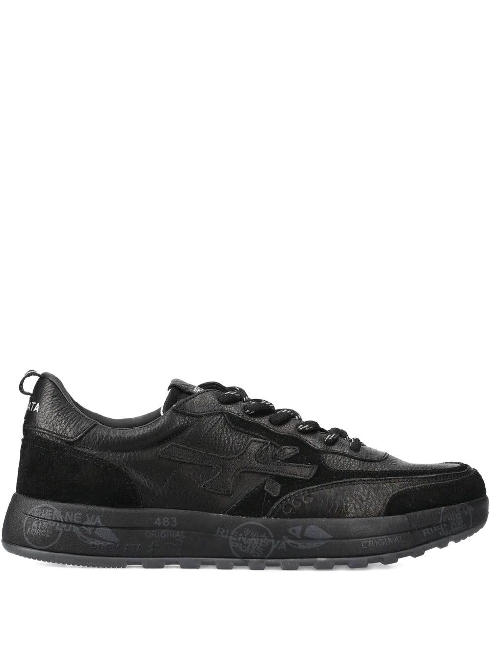 Sneakers Nous in Pelle Nera NOUS 7732 PREMIATA 