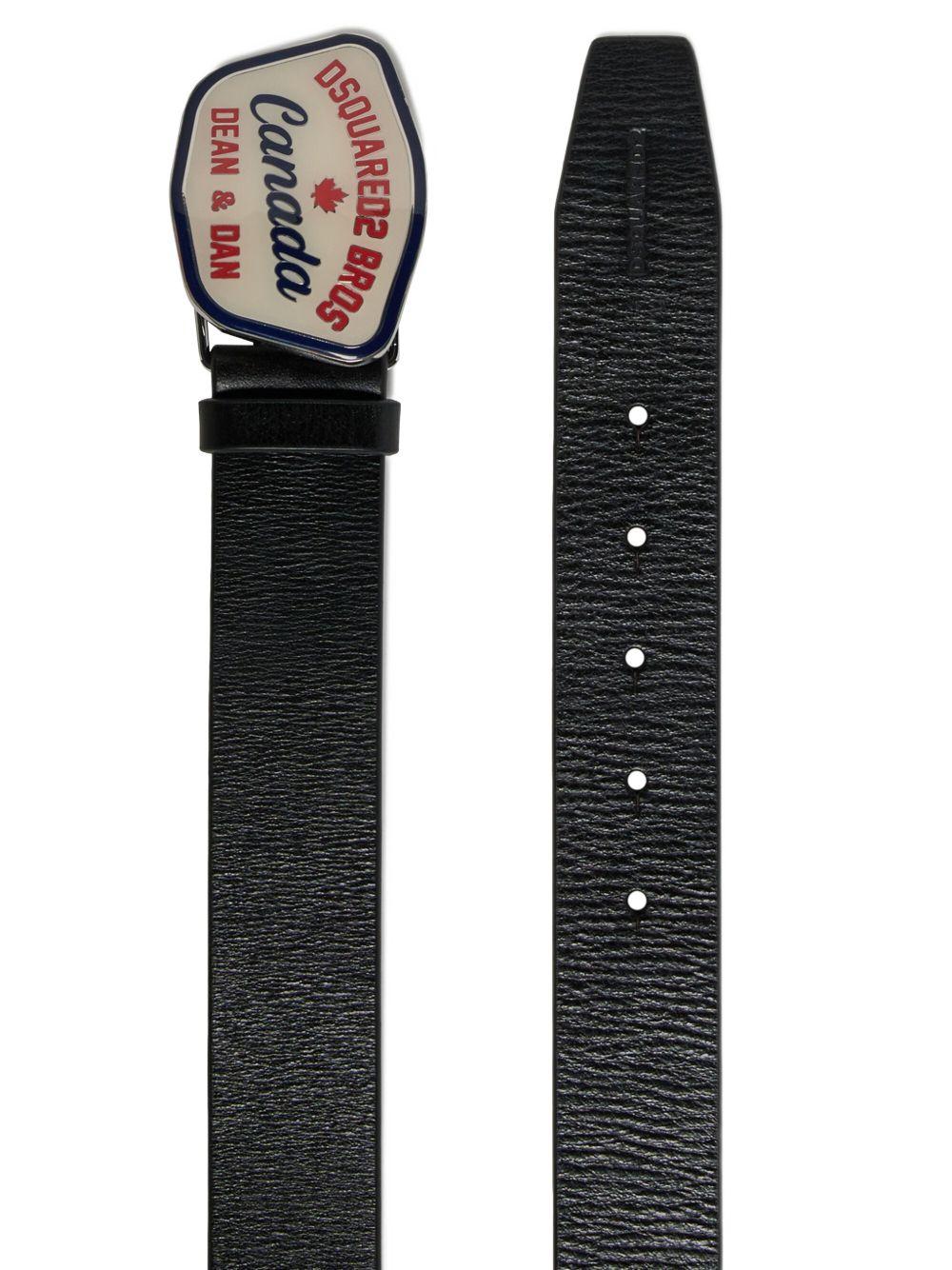 Cintura con fibbia logo DQ3258D0AGF DQ900 DSQUARED KIDS 