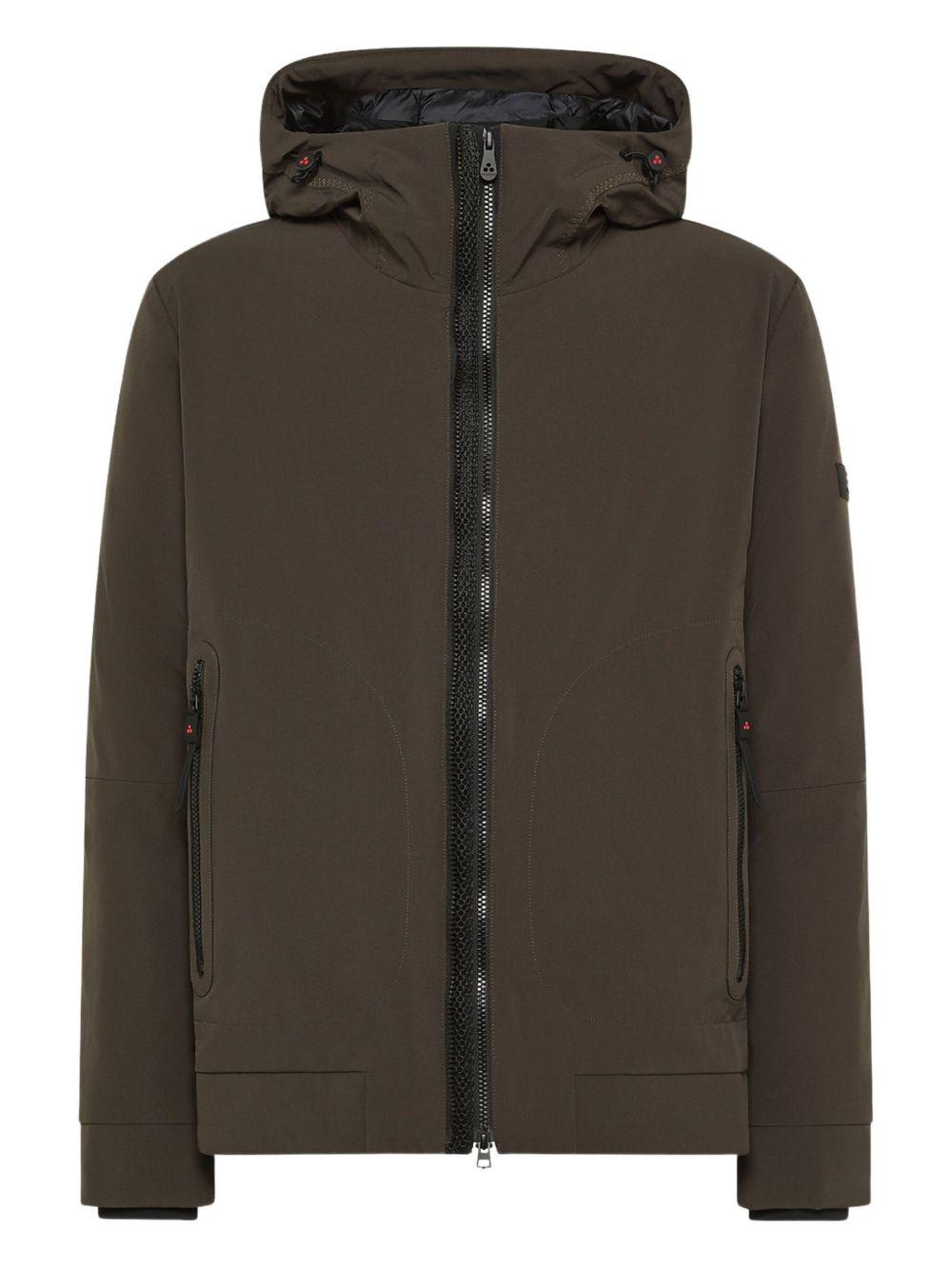 Giacca trapuntata con cappuccio Peuterey Loge SRT 1 verde PEU556601192020 494 PEUTEREY 