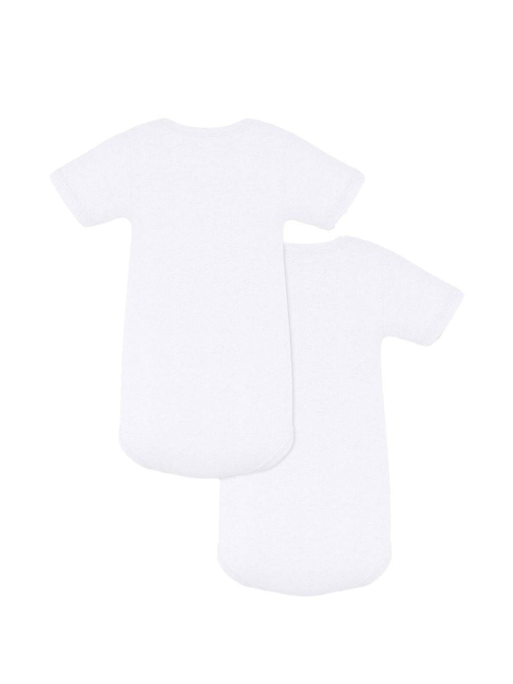 Set body bianchi mezze manicha (2pz) A01T4 00 PETIT BATEAU KIDS 