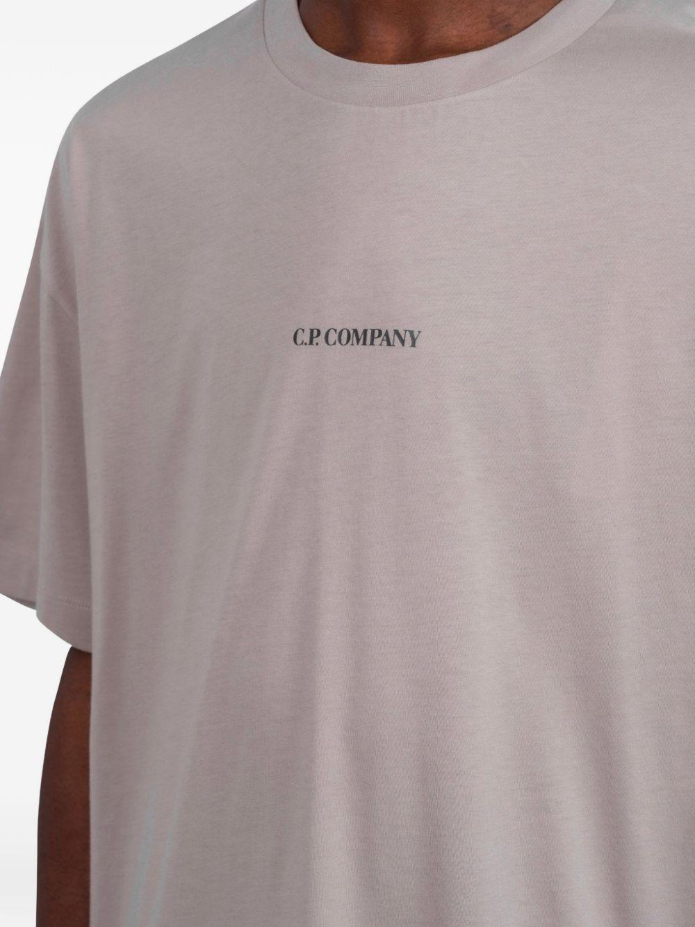 T-shirt in cotone girocollo oversize 20CMTS087A005100W 904 CP COMPANY 