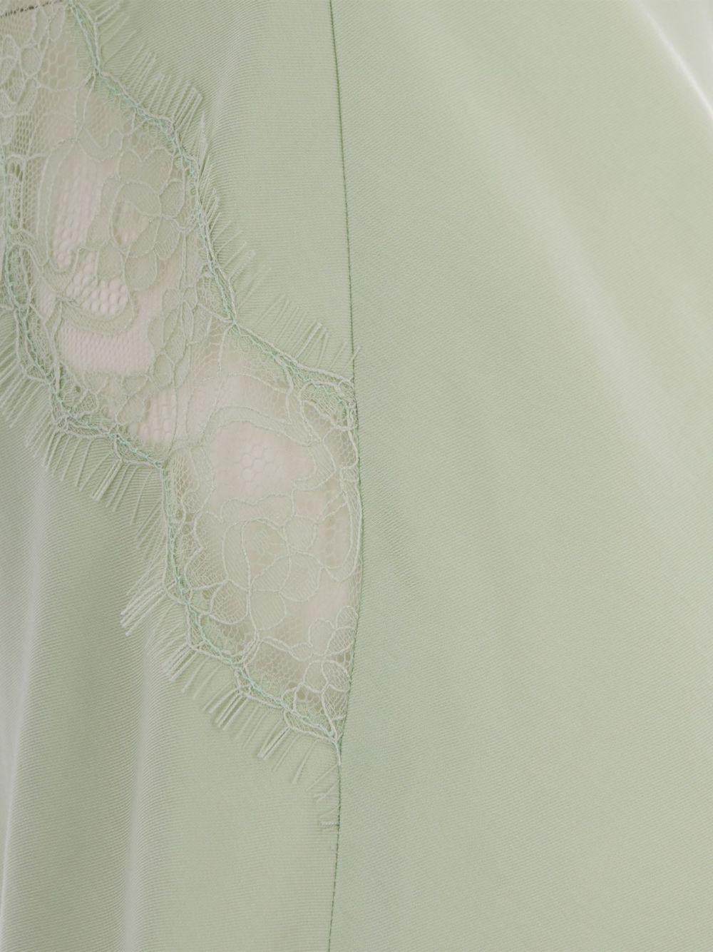 Top senza maniche con dettagli in pizzo 106623A385 S86 PINKO 