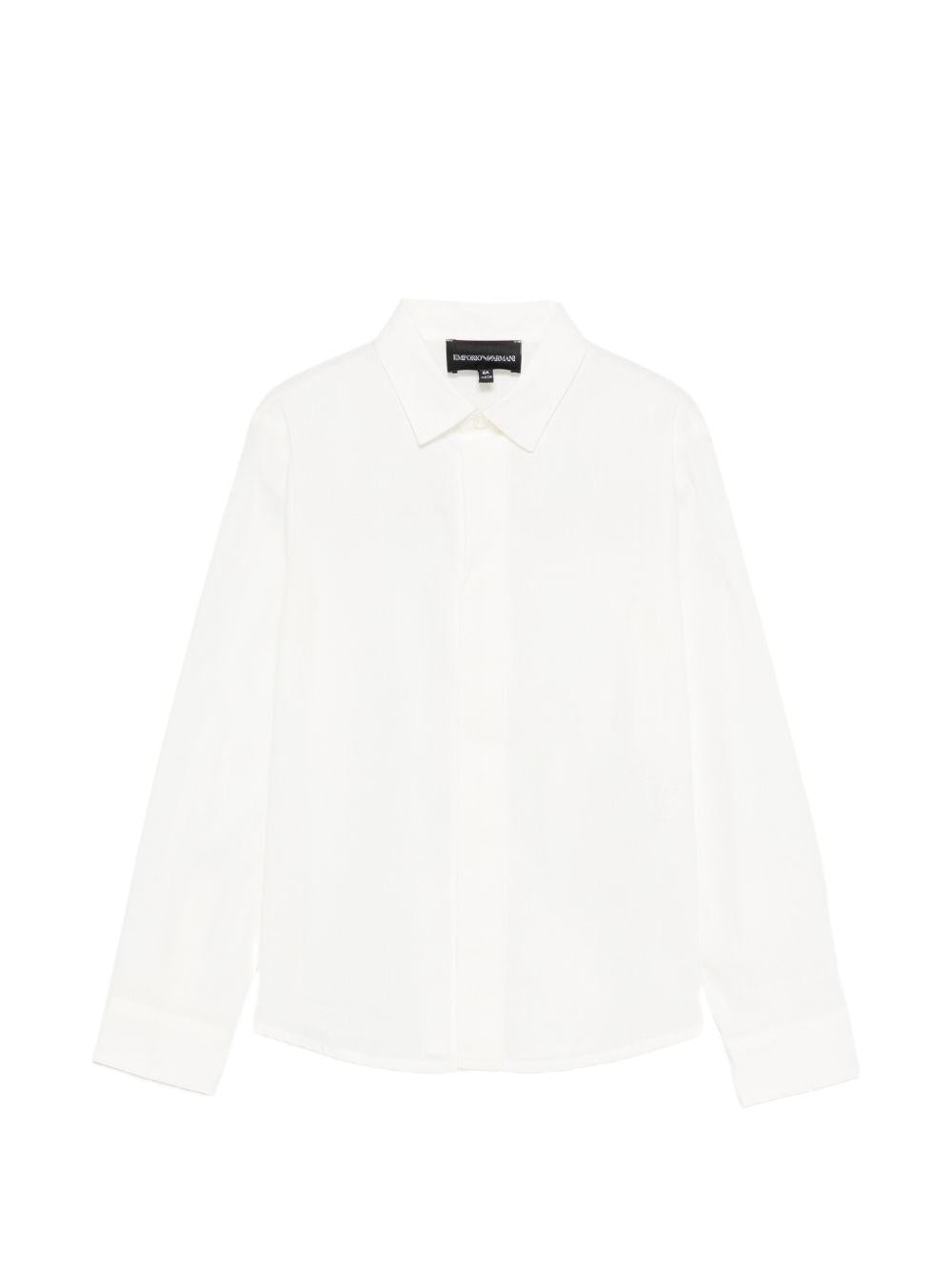 Camicia con colletto classico EB000907AF20967 U0003 EMPORIO ARMANI KIDS 