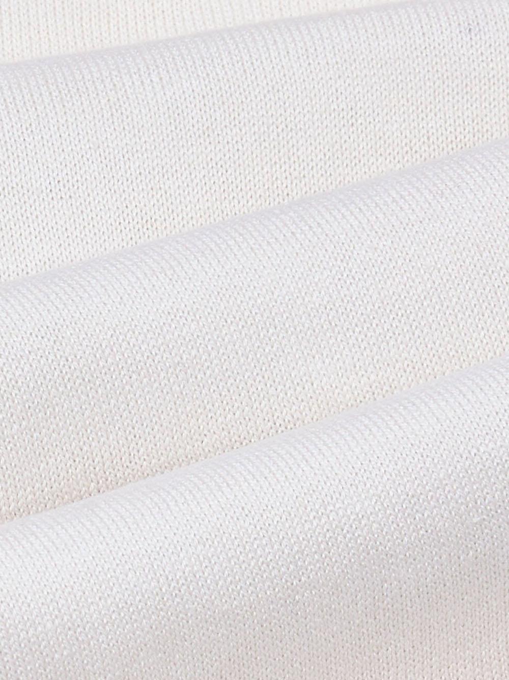 polo in maglia ecru extrafine