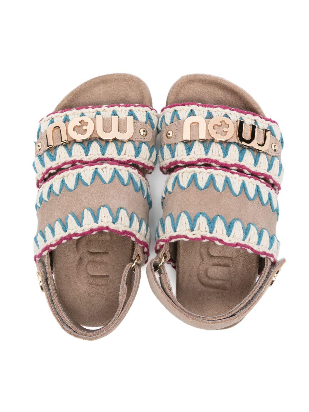Sandalo baby cuciture multicolor