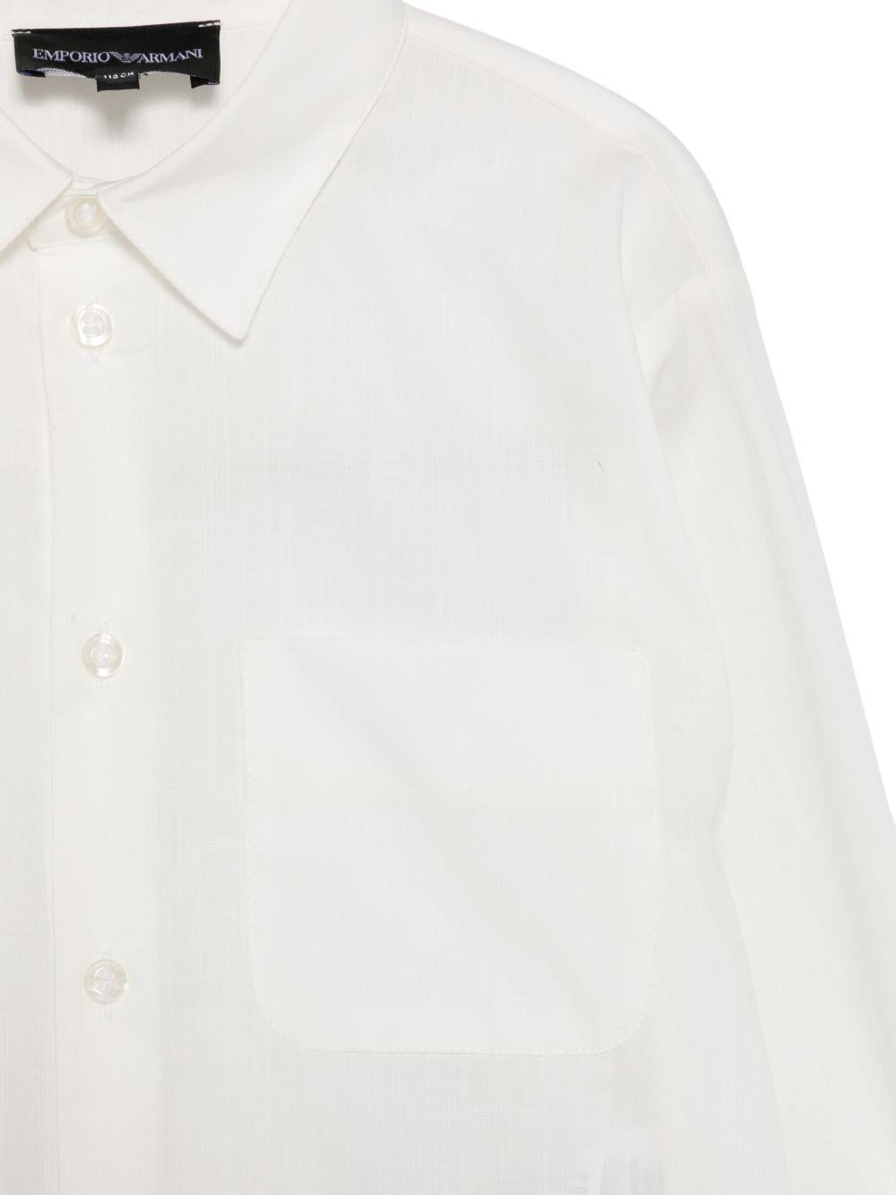 Completo camicia e pantaloni corti EB000901AF20967 M0015 EMPORIO ARMANI KIDS 