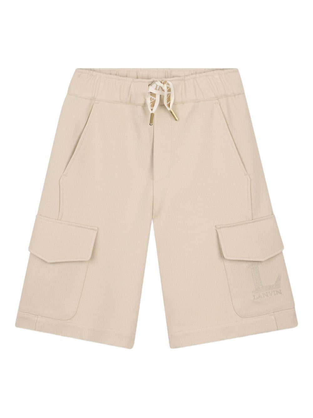 Bermuda cargo con coulisse N30377 180 LANVIN KIDS 