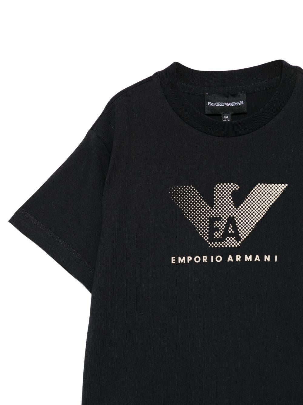 T-shirt in cotone con logo EB001319AF14503 MB005 EMPORIO ARMANI KIDS 