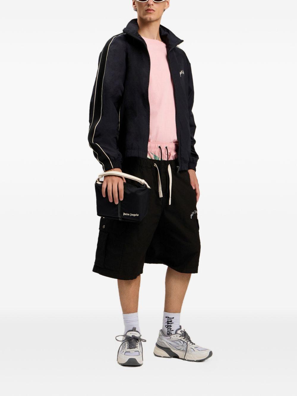 Giacca sportiva con zip e bande laterali PMEB02GS26FAB001 1003 PALM ANGELS 