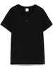 T-shirt nera ricamo Love Birds