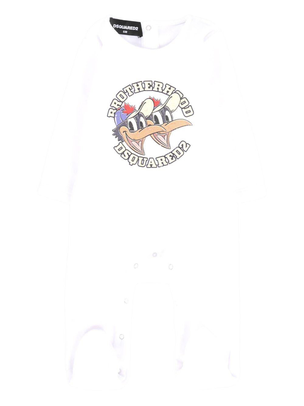 Tutina con Stampa Brotherhood DQ3111D0095 DQ100 DSQUARED KIDS 