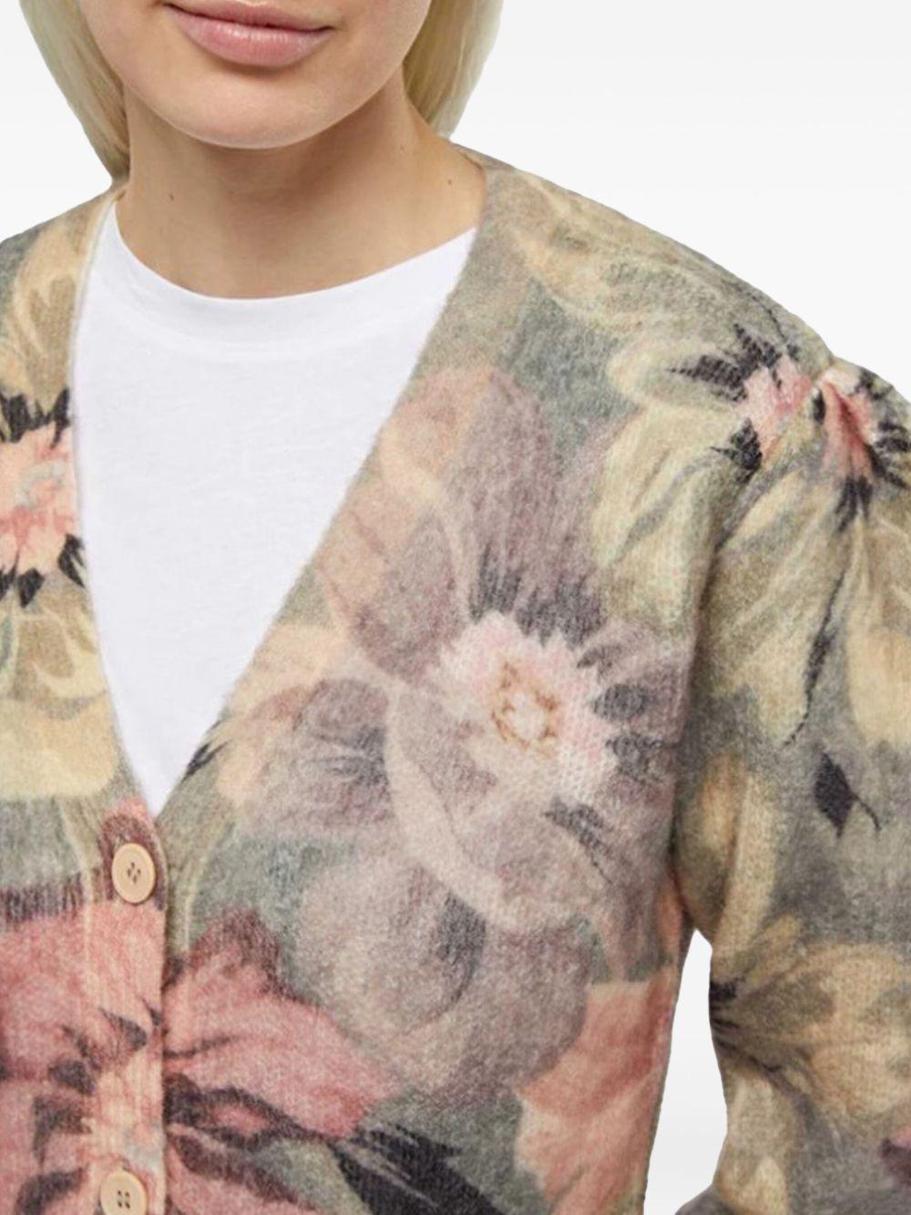 Cardigan Lyza  fantasia floreale LYZ0007 00139G MC2 SAINT BARTH 