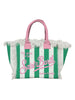 Borsa colette fantasia a righe bicolor