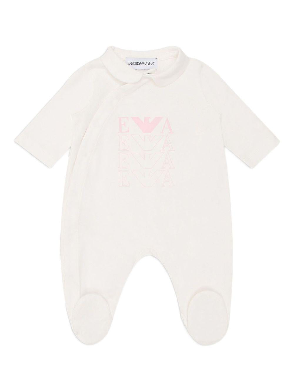 Tutina burro logo loop rosa neonata EY000013AF10913 M0024 EMPORIO ARMANI KIDS 
