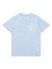 T-shirt celeste logo numerico