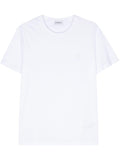 T-shirt bianca mini ricamo