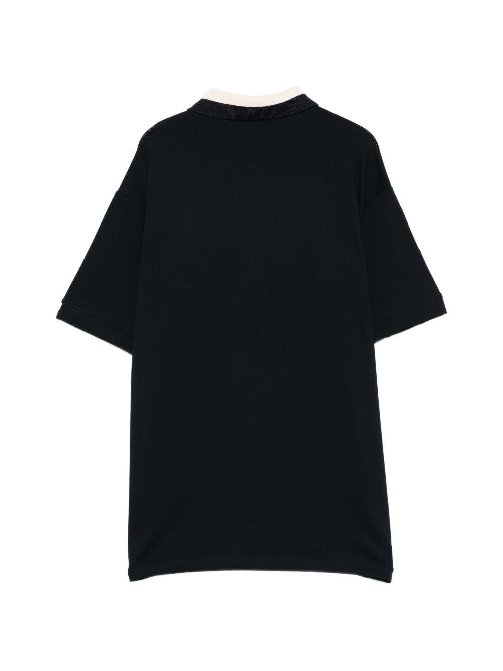 Polo a maniche corte con dettagli a contrasto EB001316AF16641 UB118 EMPORIO ARMANI KIDS 