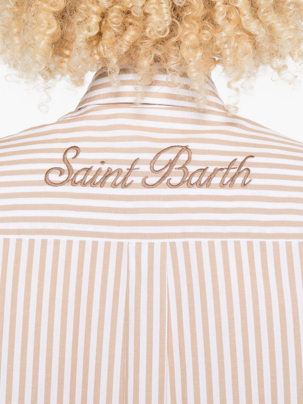 Abito camicia in cotone con ricamo ADN0001 01293L MC2 SAINT BARTH 