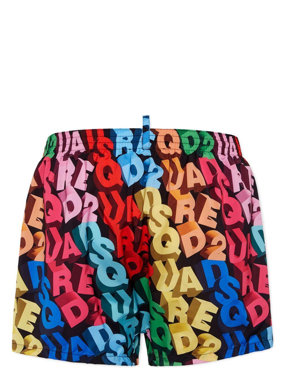 Costume boxer logo all-over multicolor