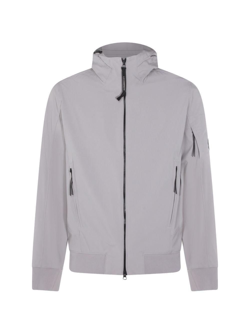 Giacca con cappuccio in poliestere con zip 20CMOW729A005968A 904 CP COMPANY 
