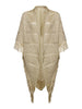 Scialle oro in lurex maxi frange