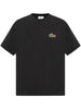 T-shirt nera big logo ricamo