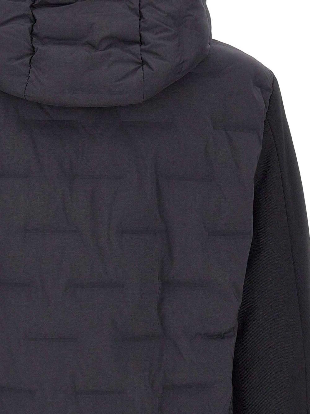 Giacca  nero con quilting quadrato PEU520601191802 215NR PEUTEREY 