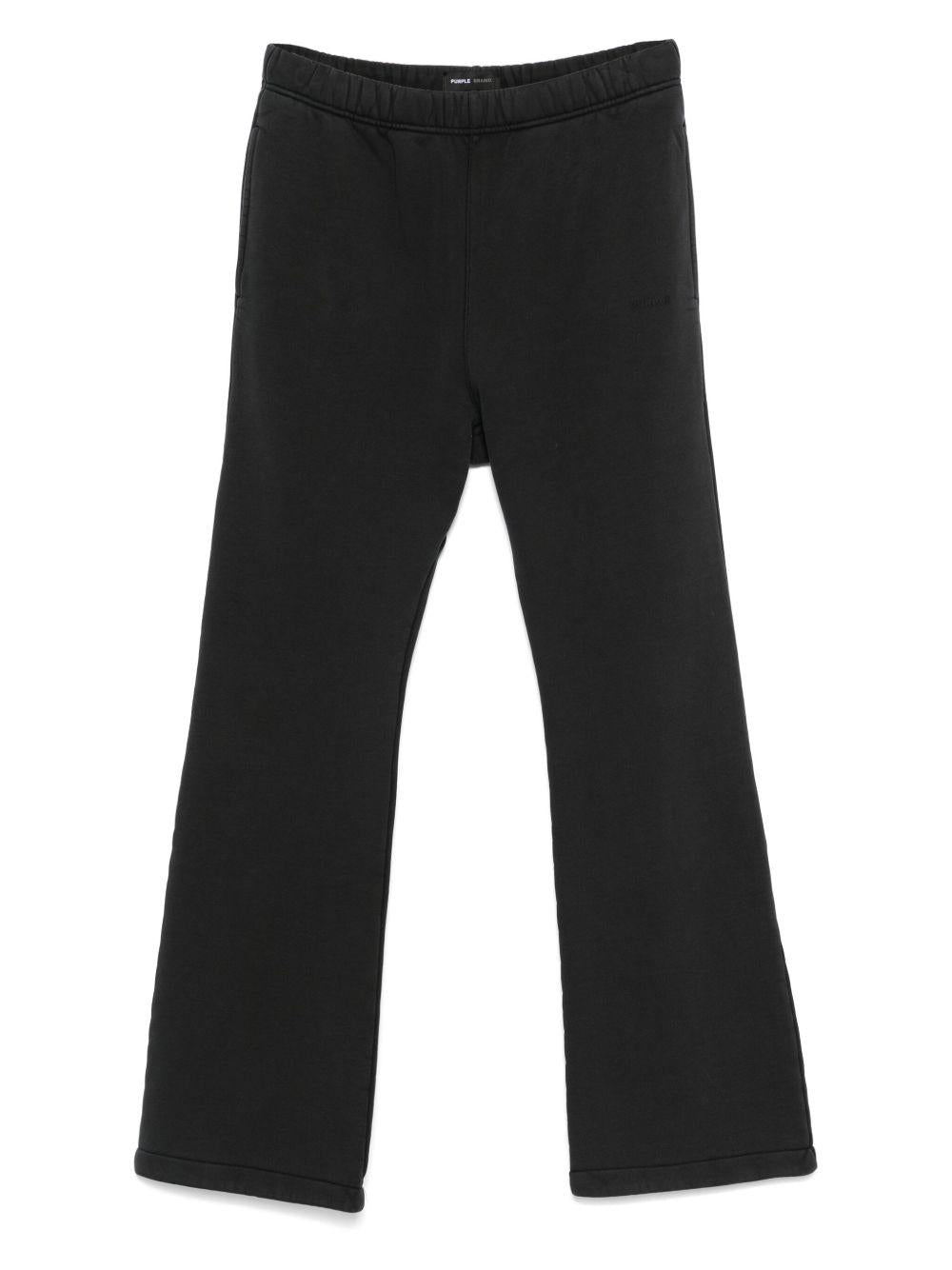 Pantaloni Neri con Vita Elasticizzata P459 BFWB724 PURPLE BRAND 