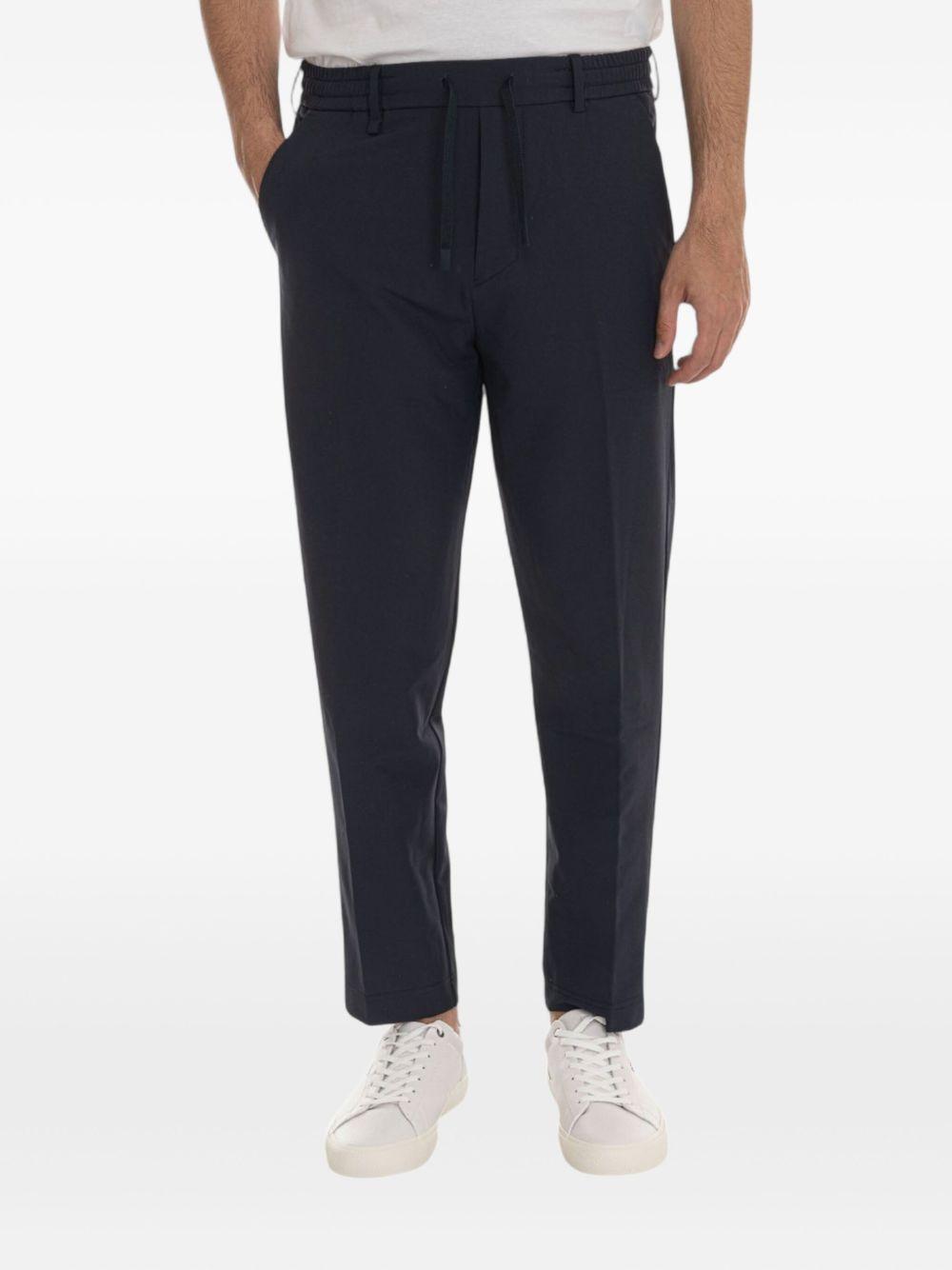 Pantaloni blu navy con coulisse 50538179 402 BOSS 