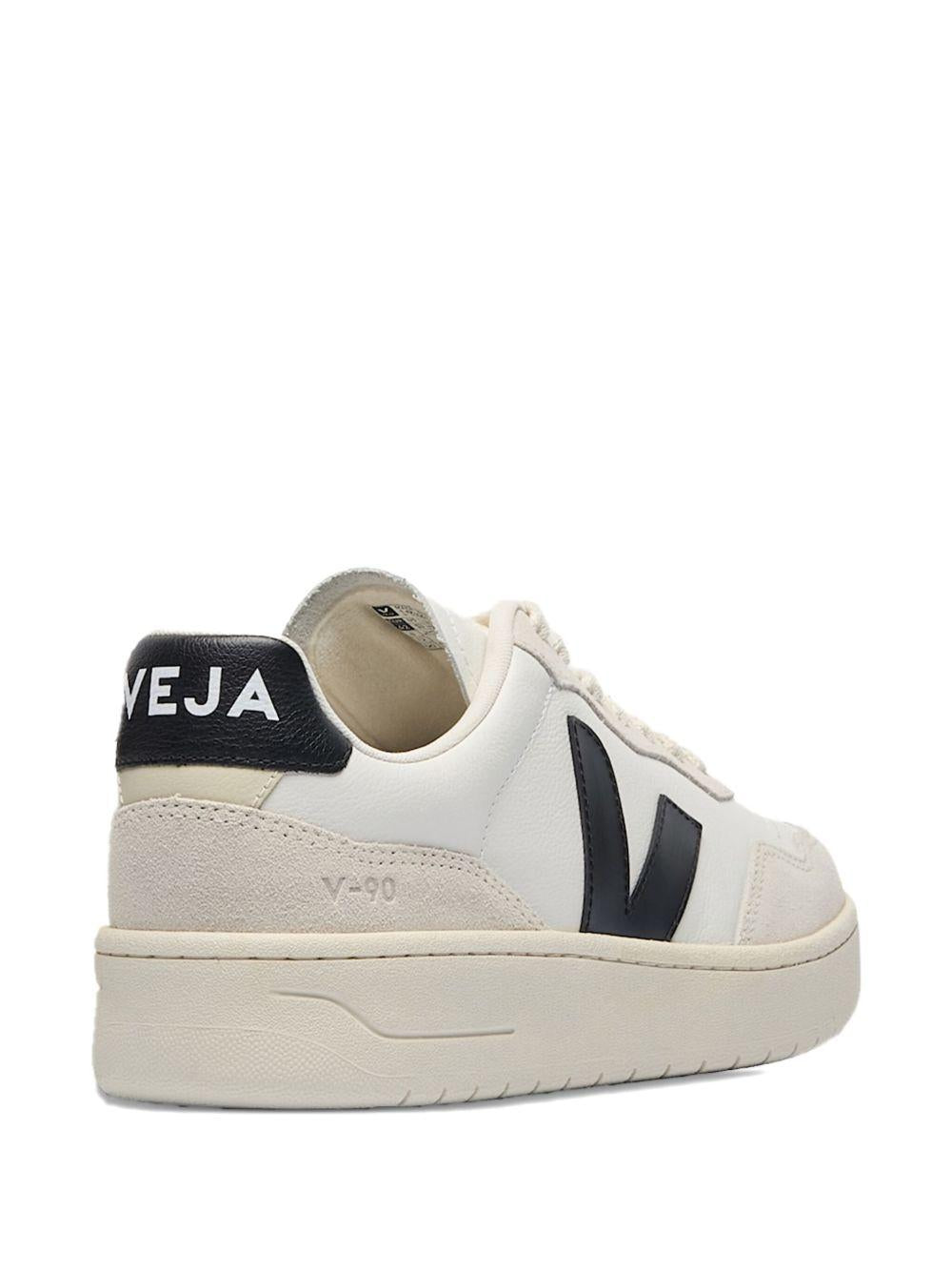 Sneakers con Inserti e Logo VD2021061 BIANCONERO VEJA 