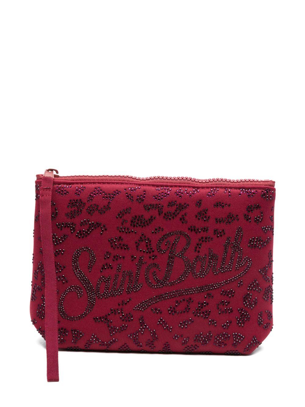 Pochette con strass e zip ALI0032# 00269L MC2 SAINT BARTH KIDS 