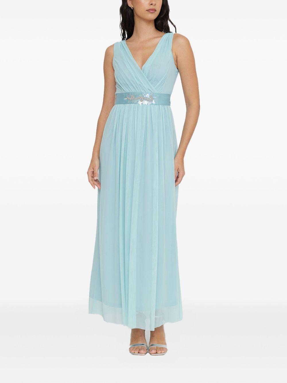 Abito alice in chiffon menta