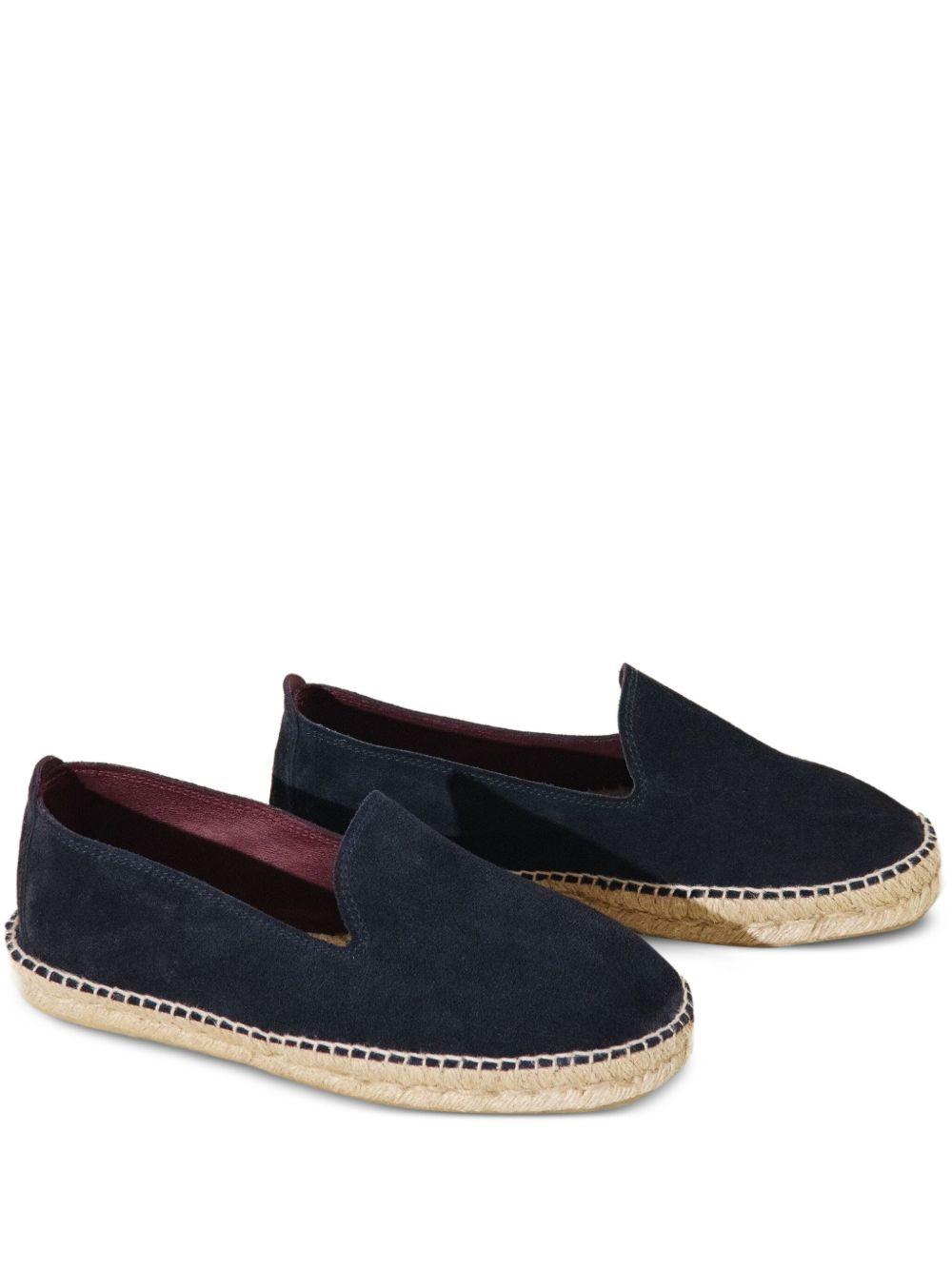 Espadrillas flat blu navy suede Q74C0 NAVY BLUE MANEBI 