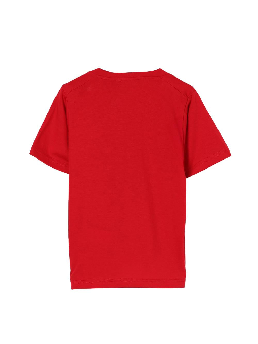 T-shirt rossa stampa frontale Milano